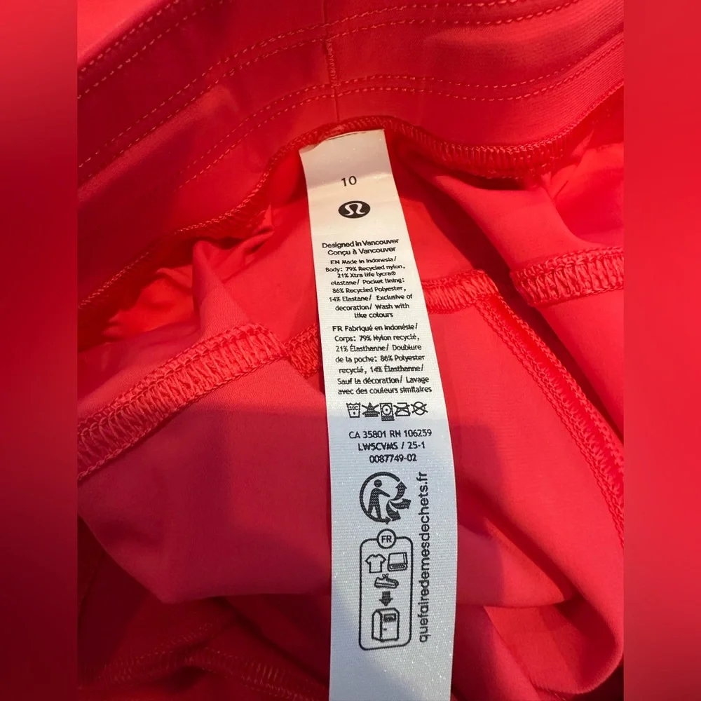 lululemon🍋Adapted State Women's Jogger Red Glow -HR-Full Length Size 10 - Picture 8 of 9